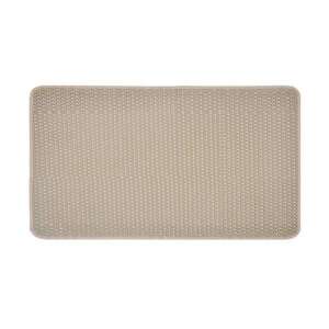 PetWant Cat Litter Mat, Sand Color, 58 x 37 cm - Cat litter mat