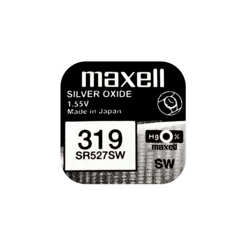 Maxell 319 (SR527,SR64) ezüst-oxid gombelem 1db 33357509