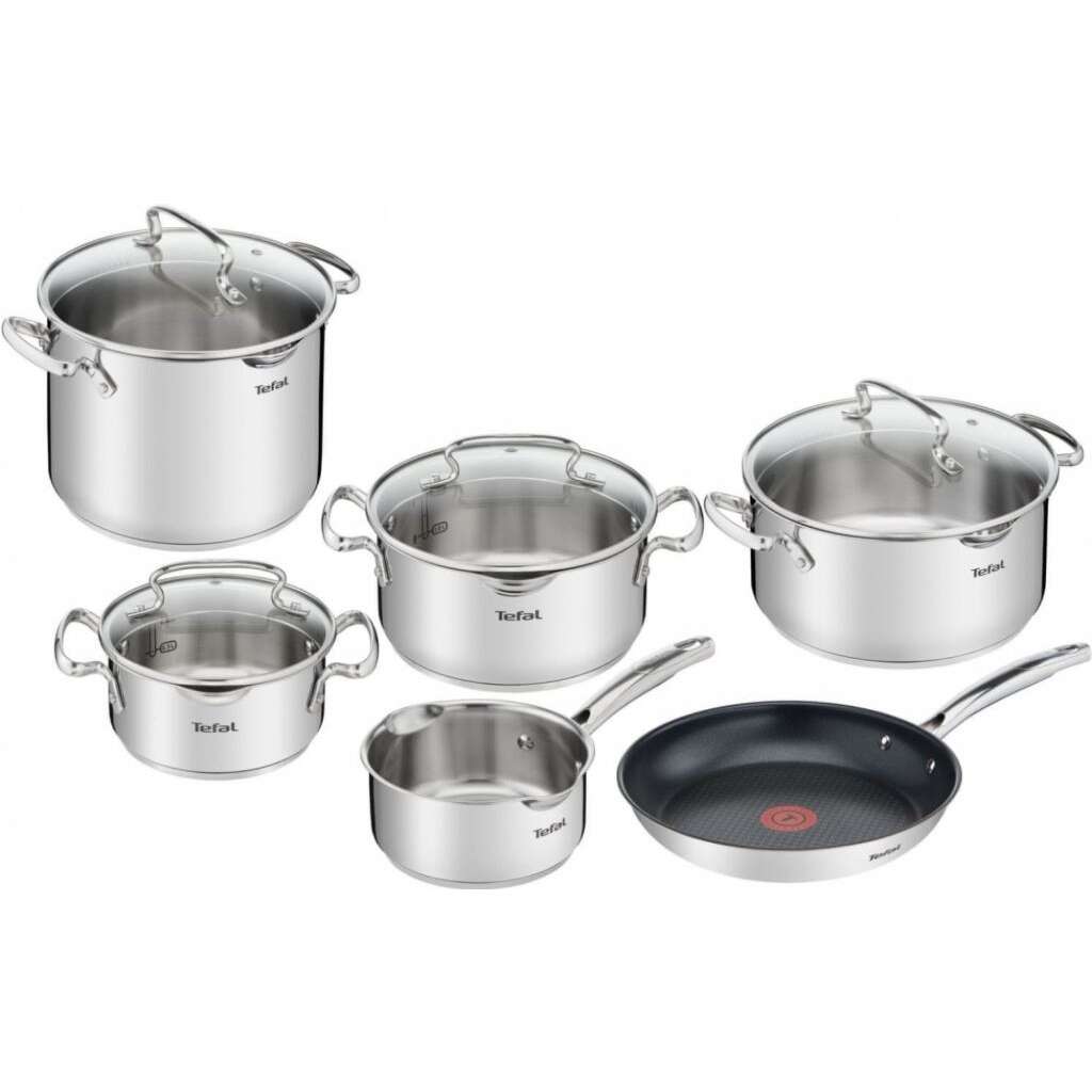 Tefal Duetto+ 10 részes Edénykészlet - Ezüst