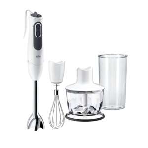 Braun MultiQuick 3 Vario MQ3135WH Hand Blender with attachments: whisk, chopper, beaker - Braun Hand Blender