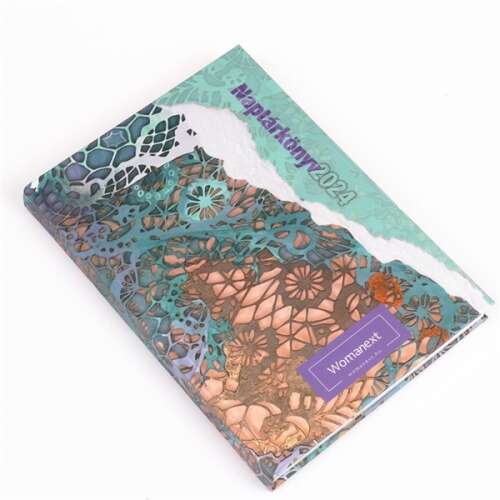 Calendar Womanext 2024, citate motivaționale pentru femei, planificator săptămânal, rezumat financiar, 256 pagini, hârtie albă cu imprimare gri, marcaj, perforare colț, copertă din hârtie laminată imprimată 4C cu lac 3D