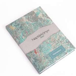 Womanext 2024-es naptár, kék és zöld mintás borító - REALSYSTEM