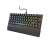 URAGE by Hama 217828 EXODUS 760TKL RGB mechanical keyboard with red switches, black, angled view