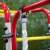 Close-up of the rope ladder attachment on the Kometa Fitness outdoor playground