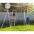 Kometa Fitness outdoor playground with basketball hoop, swing, monkey bars, and other equipment