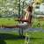 Woman exercising on Kometa Fitness outdoor playground