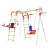 Kometa Fitness outdoor playground with basketball hoop, swing, monkey bars, climbing ladder, pull-up bar, and punching bag
