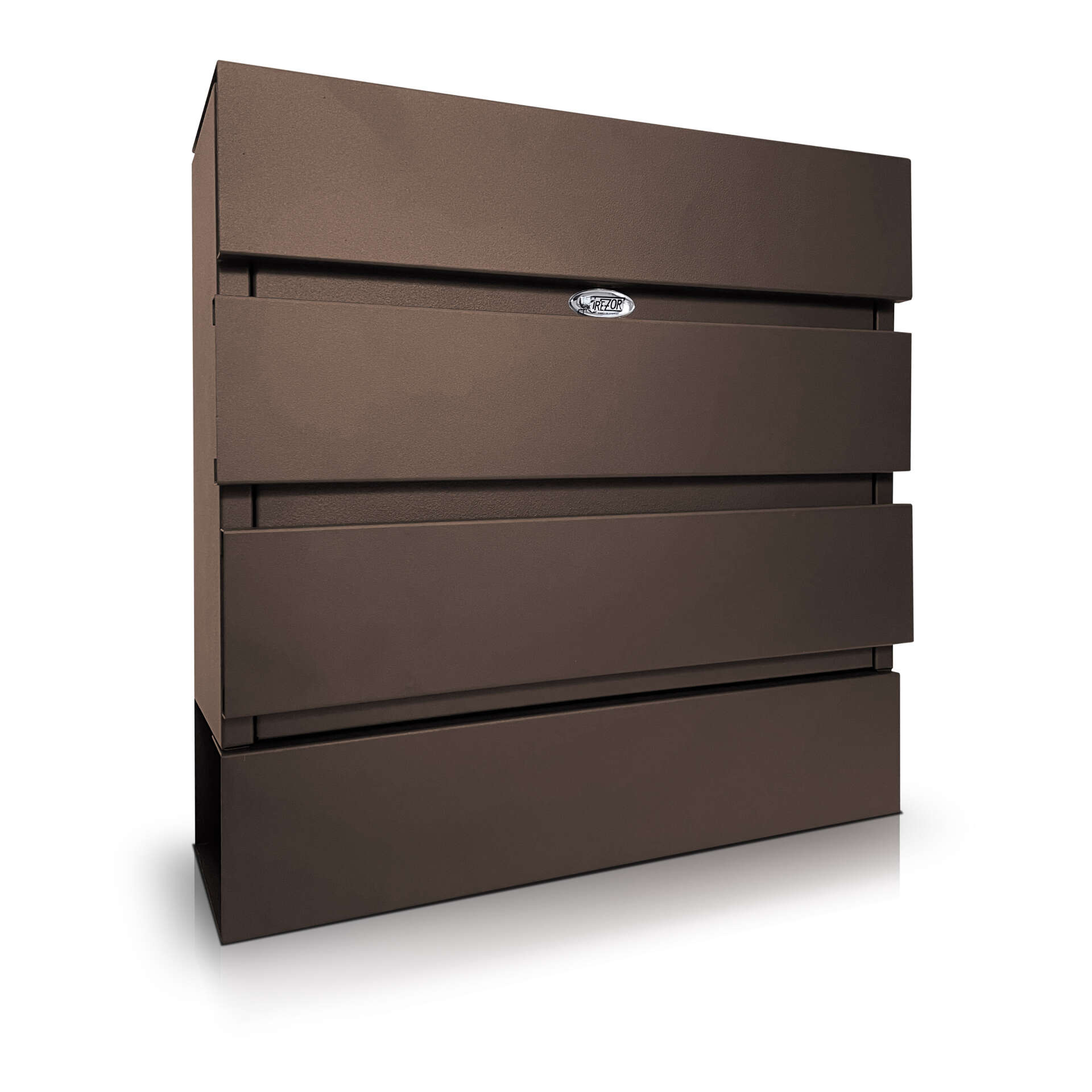 PLOT Dizajnová poštová schránka I. hnedá