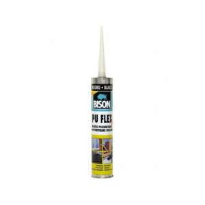 Bison PU Flex black polyurethane sealant, 300ml - Bison