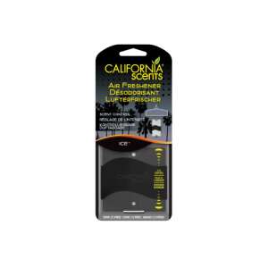 California Scents Ice car air freshener, black, hanging, adjustable intensity - Car Air Freshener