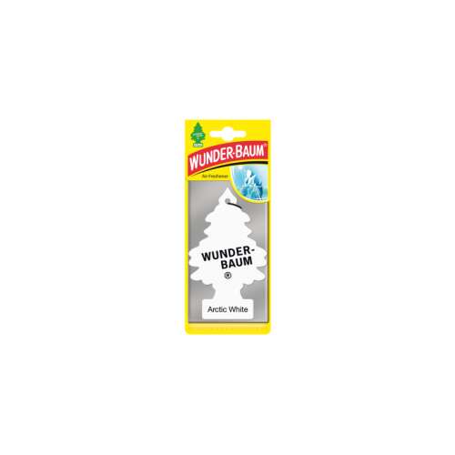 Wunder-Baum Arctic White car air freshener, tree shaped