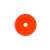 ADBL Roller Soft Polish DA polishing pad, 125mm, red and orange, for orbital polishers