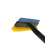 Window cleaning squeegee with sponge and long handle, 50 cm