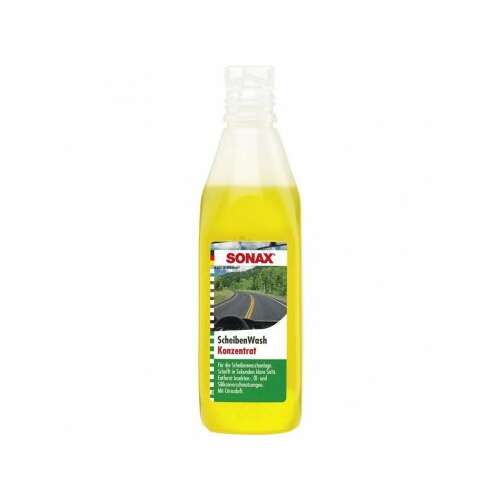 Sonax Windshield Washer Concentrate, Lemon Scent, 1:10 Concentration, 250 ml