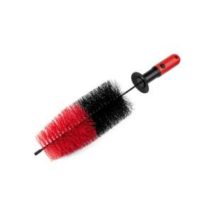 Amio XL Felgenreinigungsbürste mit roten und schwarzen Borsten, zum Reinigen von Autofelgen - AMiO