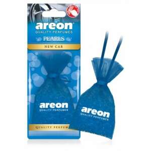 Areon Pearls New Car air freshener, blue mesh bag with beads, hanging car air freshener - Areon Car Air Freshener