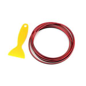 5 meter red car interior trim strip with installation tool - Car decorative strip