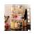 VG-24094 clear acrylic rotating makeup organizer on vanity