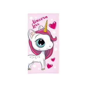 Unicorn Love Mikrofasertuch, rosa mit einem niedlichen Einhorn-Design - Innenarchitektur
