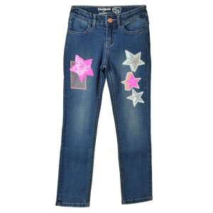 Desigual Lány Farmernadrág - Flitteres Csillagok - Szűk Fazon 33385120 - Desigual