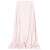 Draped Springos pink fleece blanket, soft and luxurious