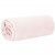 Rolled Springos pink fleece blanket, soft and plush