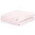 Pink plush blanket with chevron pattern, perfect for cuddling on the couch or in bed