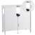 VASAGLE Bathroom Cabinet with Sink Base, 2 Doors, 2 Compartments, White 60x60x30 cm, White 85156744