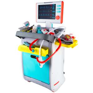 Little Actress Medical Desk playset with lights and sounds, doctor's cart with medical equipment and instruments, pretend play doctor set for kids - Doctor Playset