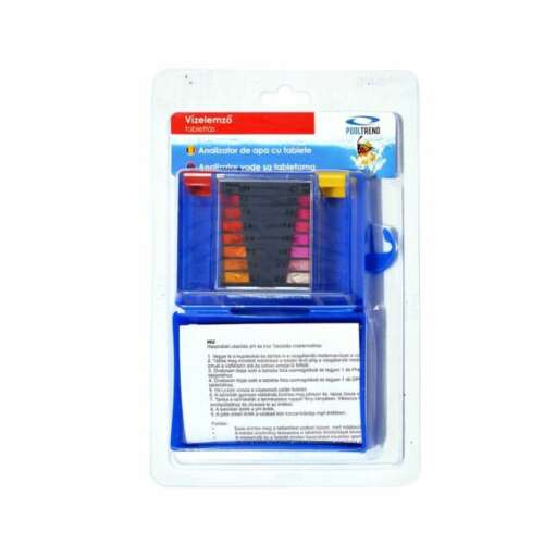 Pooltrend water testing kit with tablets for measuring chlorine and pH levels