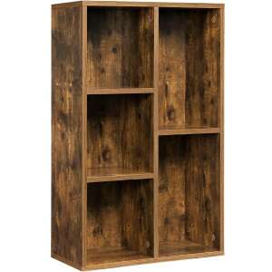 Библиотека, Nancy Homestore, Гардински, дърво, кафяво, 50 x 24 x 80 cm 85164048