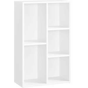 Библиотека, Nancy Homestore, дърво, бяло, 50 x 80 x 24 см 85164076