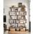 VASAGLE 6-tier bookshelf styled with books, decorative items, and baskets