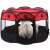 Collapsible Pet Playpen, 70cm Diameter, Red-Black 85165187