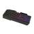 Angled view of the Havit KB488L gaming keyboard with RGB backlighting