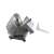 Camry CR 4702 400W electric food slicer, silver, angled view, with removable parts