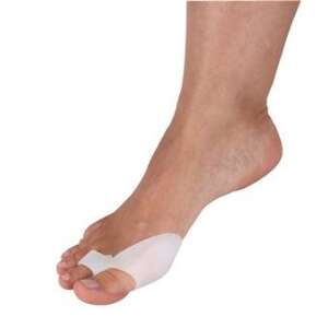 VivaFit GYEVM1 ValgusMed II. szilikon bütyökvédő, segít a nagylábujj és a második lábujj elválasztásában, enyhíti a fájdalmat és védi a dörzsölődéstől - Vivafit