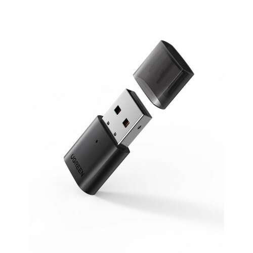 UGREEN Bluetooth 5.0 USB adapter PC-hez, PS-hez és Switch-hez, fekete