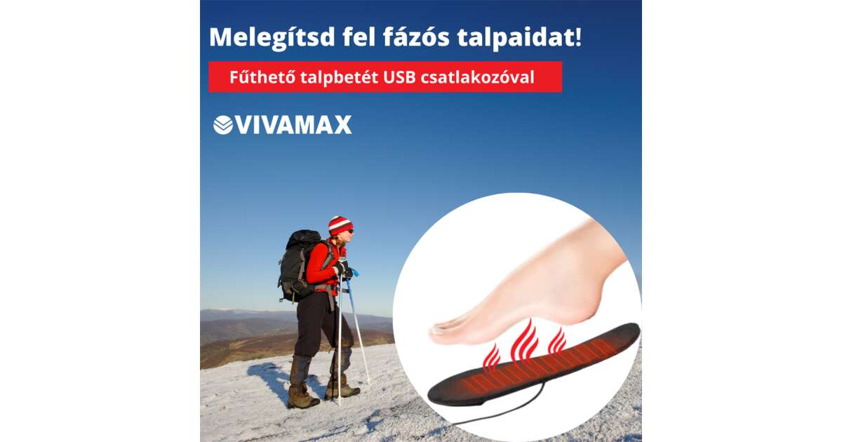 Fűthető talpbetét USB csatlakozóval GYEMT 85183132