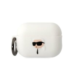 Karl Lagerfeld AirPods Pro 2 Szilikon Tok - Fehér