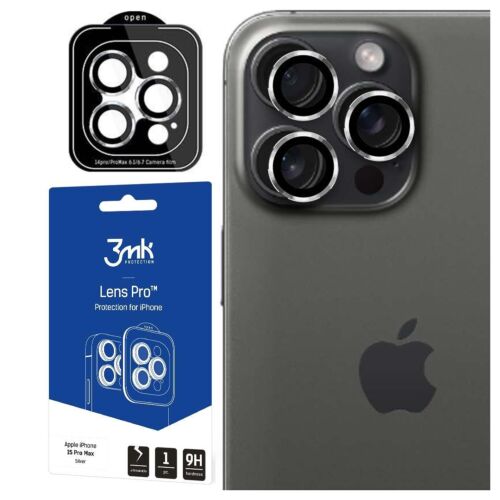 3mk Lens Protection Pro iPhone 15 Pro Max-en - Kameralencse védő