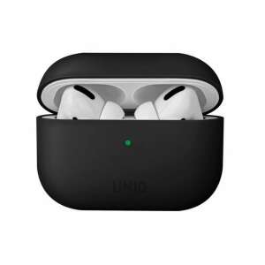 Schwarzes UNIQ Lino Silikon Case für AirPods Pro - UNIQ