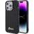 Guess Disco Metal Script tok iPhone 15 Pro-hoz, fekete, csillogó