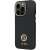 Guess Szilikon Logo Strass 4G iPhone 13 Pro / 13 Tok - Fekete