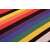 Close-up of Funfit Prémium double hammock fabric with rainbow stripes