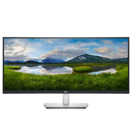 Dell P3424WE 34 Zoll gekrümmter Monitor, WQHD Auflösung, 3440x1440, HDMI, DisplayPort, USB-C