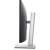 Dell P3424WE 34 inch curved monitor, side view, silver stand