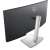 Dell P3424WE 34 inch curved monitor, back view, silver stand