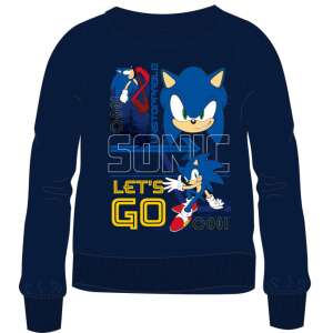 Sonic a sündisznó gyerek pulóver, kék, Let's Go, 152 cm - Gyerek pulóver