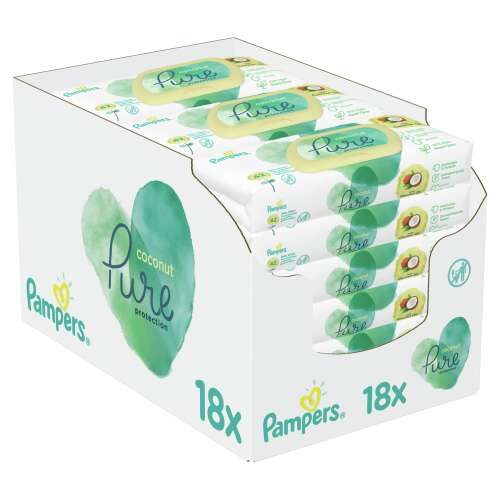 Pampers Coco Pure nedves Törlőkendő 756db